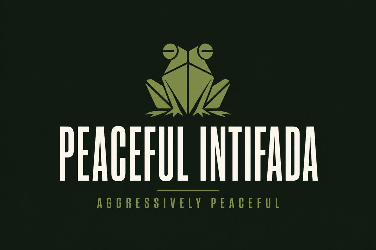 Peaceful intifada print
